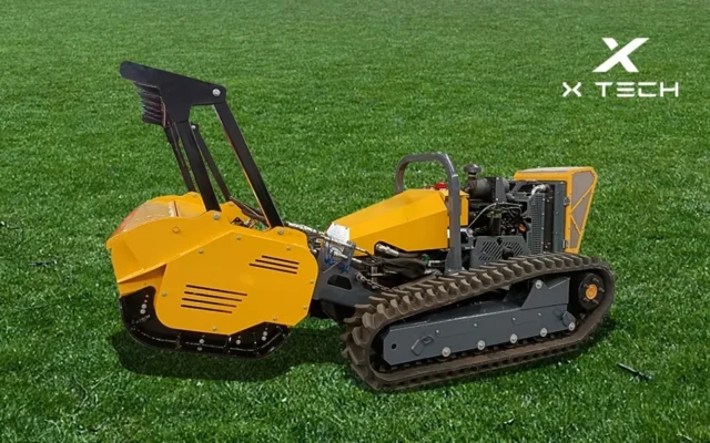 X TECH XT-800F радиоуправляемый барабанный мульчер