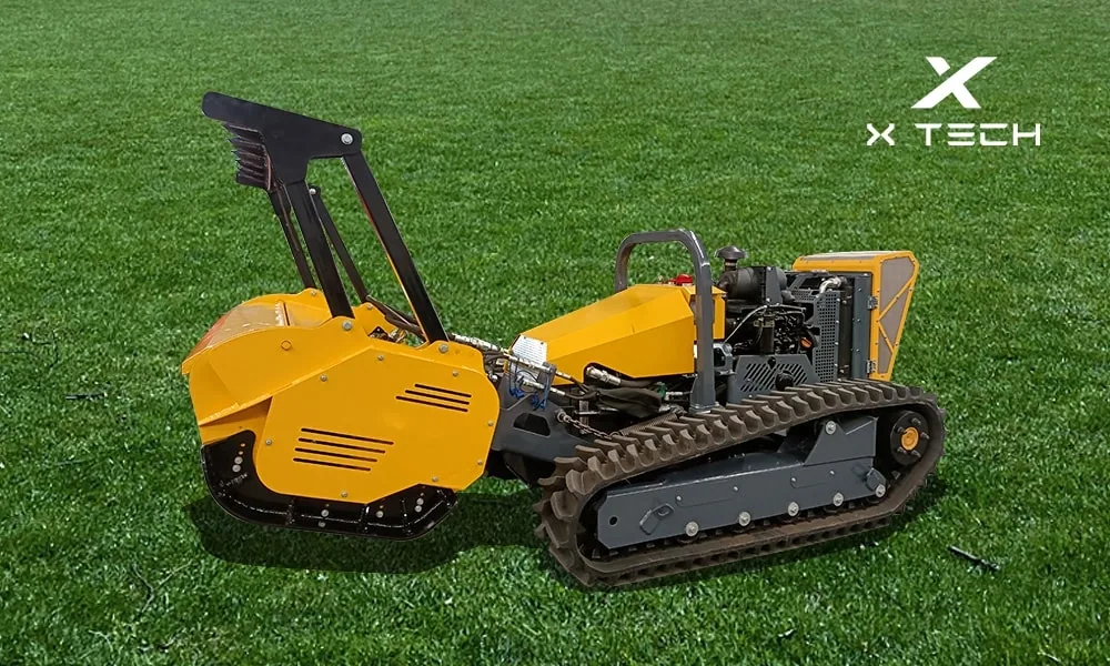 X TECH XT-800F радиоуправляемый барабанный мульчер